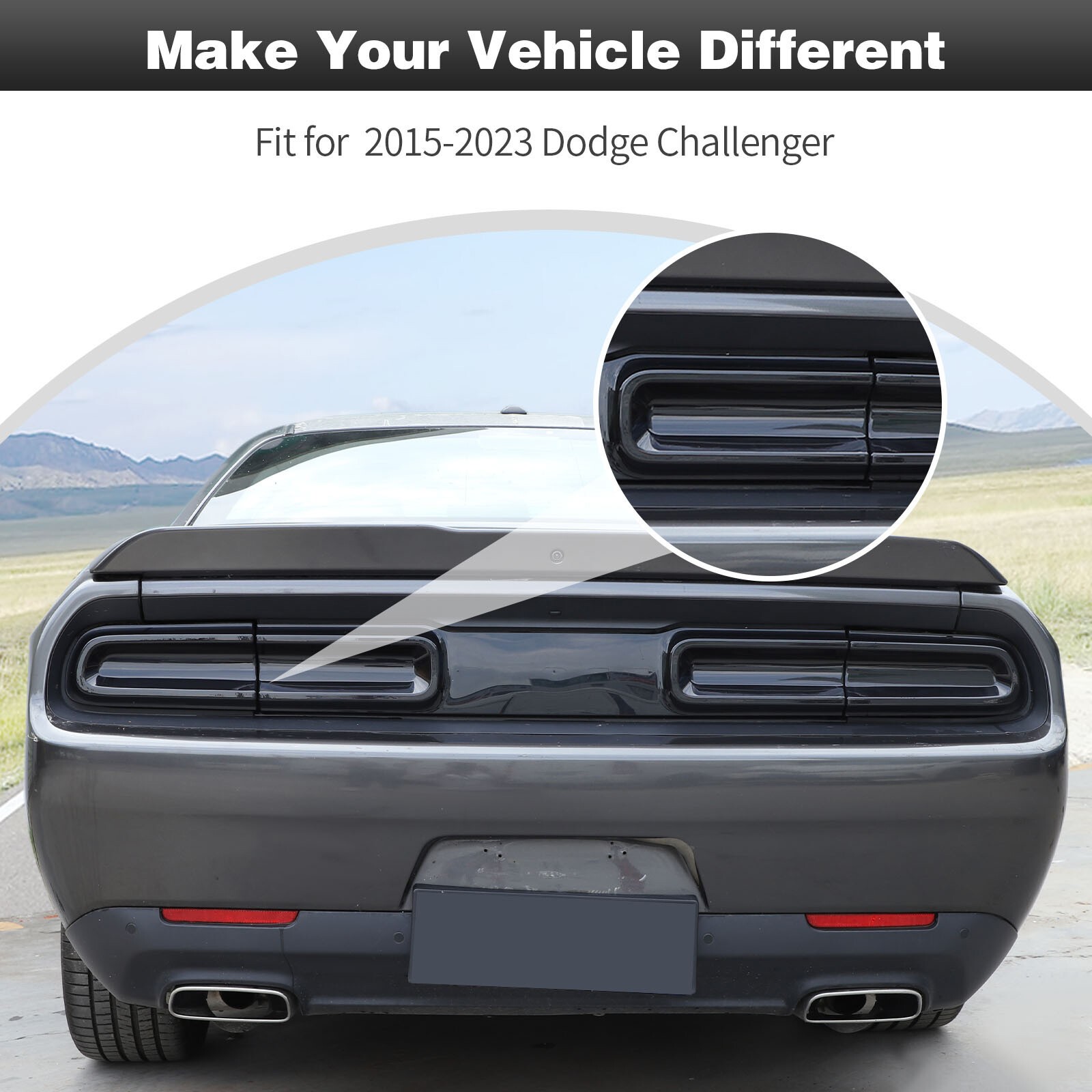 Black Antenna Base Cover Replacement For Jeep Wrangler JK JL JLU JT Accessories