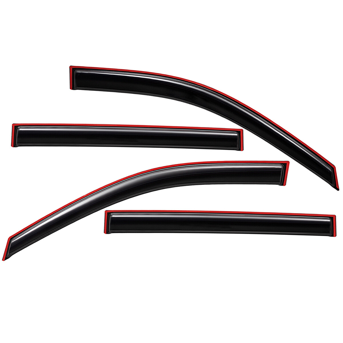 For 2016-2022 Honda Pilot In-Channel Rain Guard Window Visor Sleek Deflector