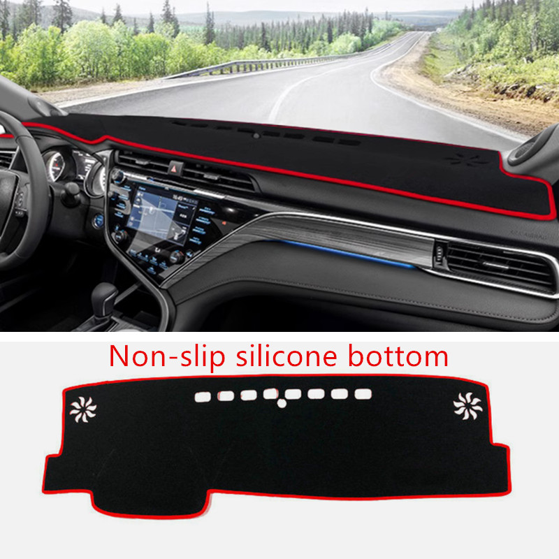 DashMat Dashboard Cover Dash Cover Mat Red 1x for Toyota Camry 2018-2024