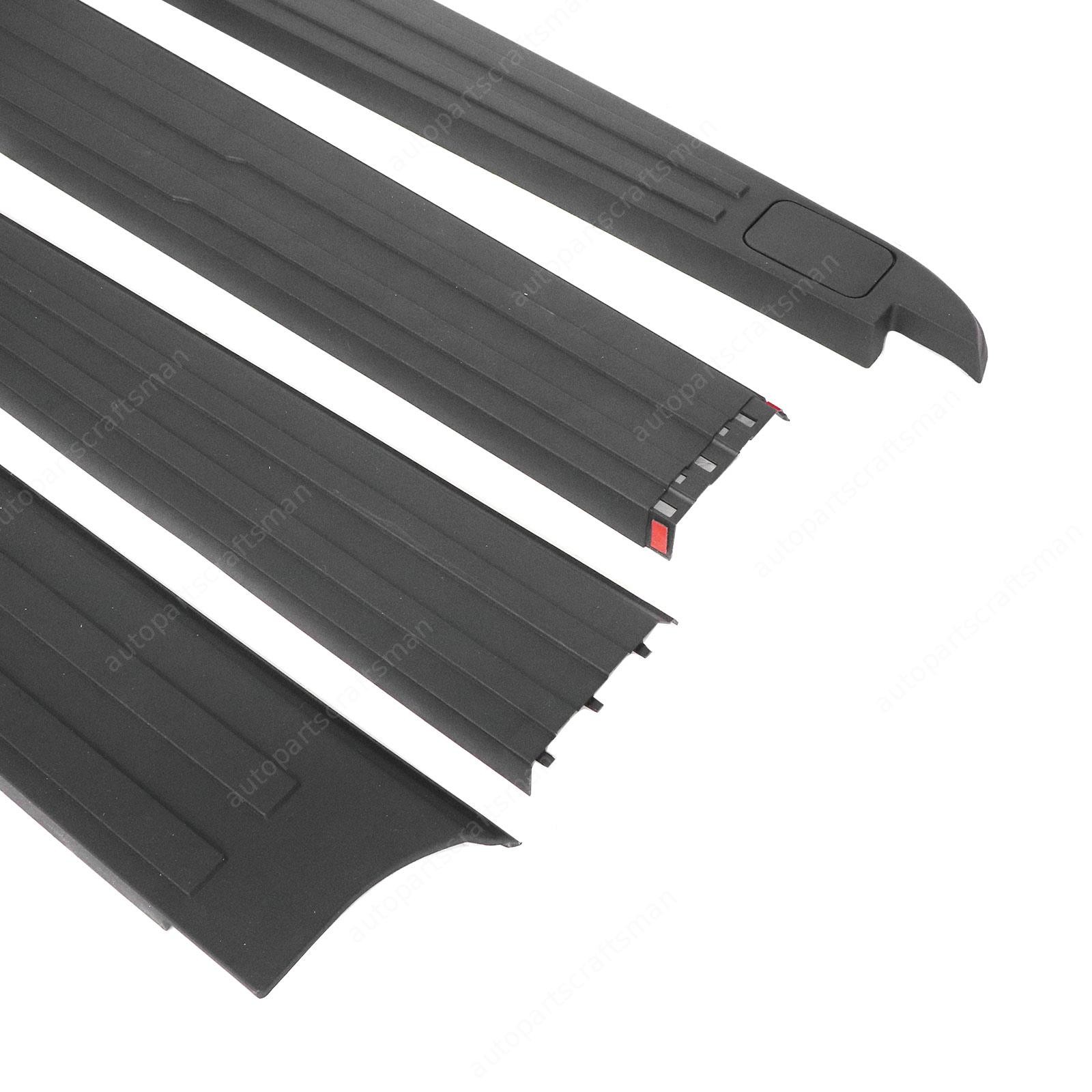 New LH & RH 5.5′ Styleside Bed Rail Molding Cap Kit Black For Ford F-150 15-20