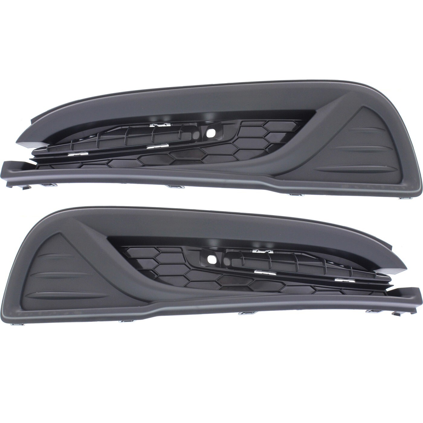 Fog Light Cover Set For 2013-2015 Honda Civic Textured Front HO1039113 HO1038113