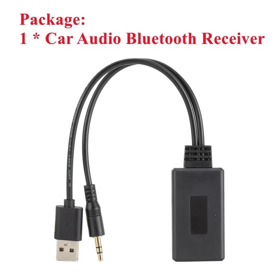 Wireless Bluetooth AUX Audio Receiver Adapter Car Interior Accessories Universal