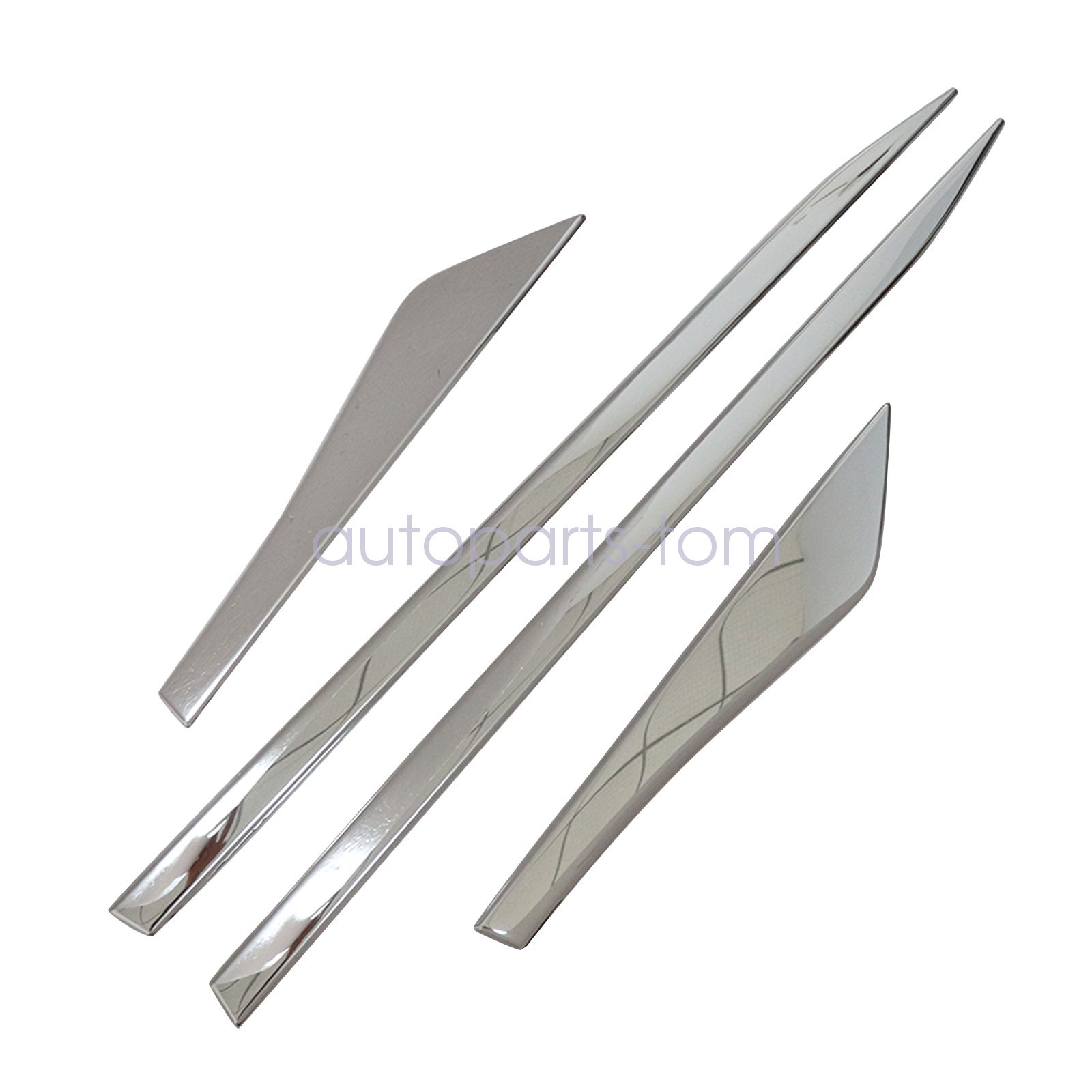 4x Fit NISSAN ROGUE/X-Trail 2021-2025 Door Side Body Molding Trim Cover Chrome