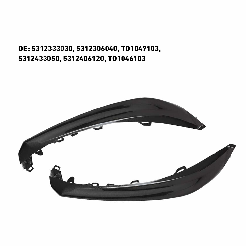 2Pcs For 2018 19 2020 Toyota Camry SE XSE Front Bumper Lower Grille Trim Molding
