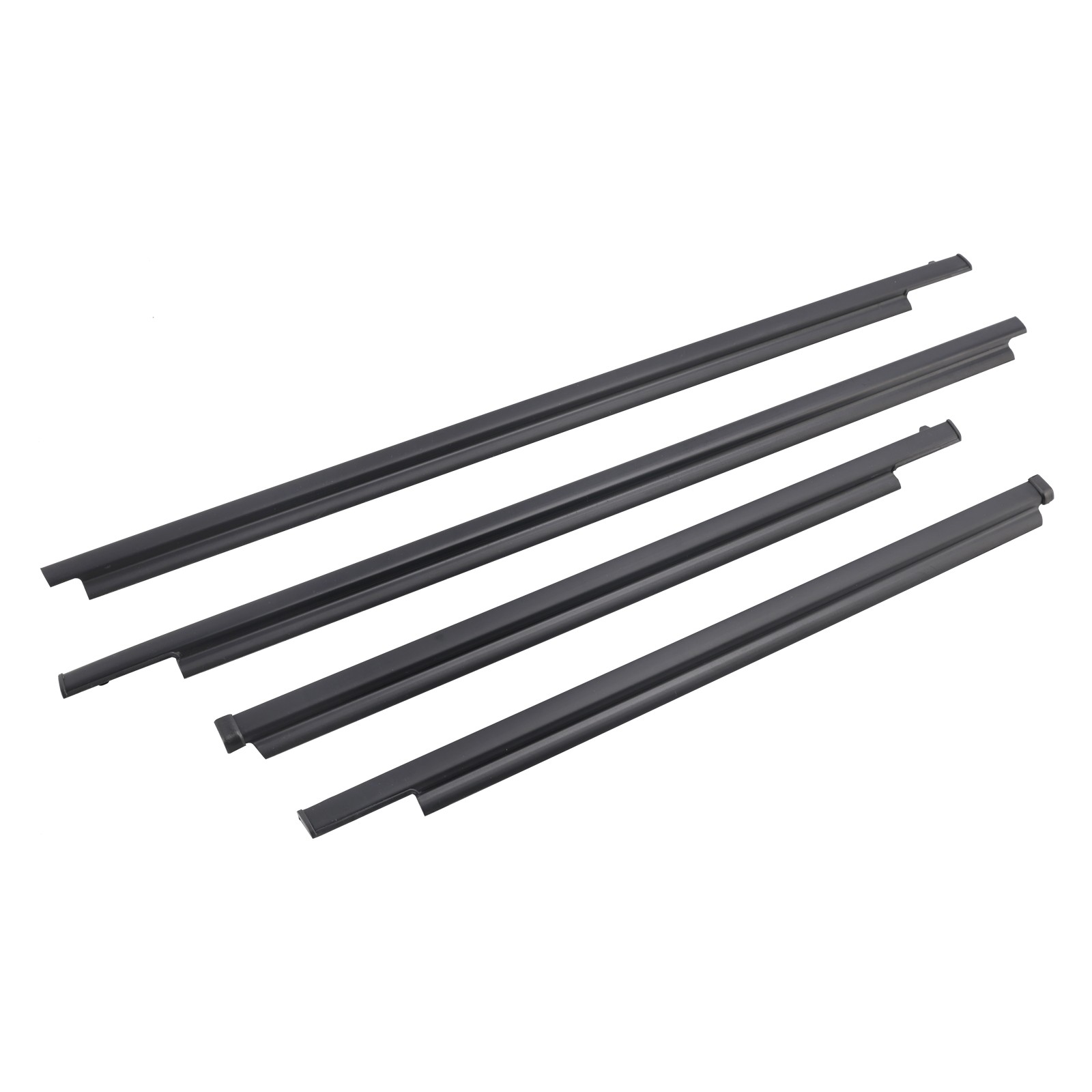 4PCS Door Glass Belt Outer Molding Weatherstrip For TOYOTA 4RUNNER 1996-2001