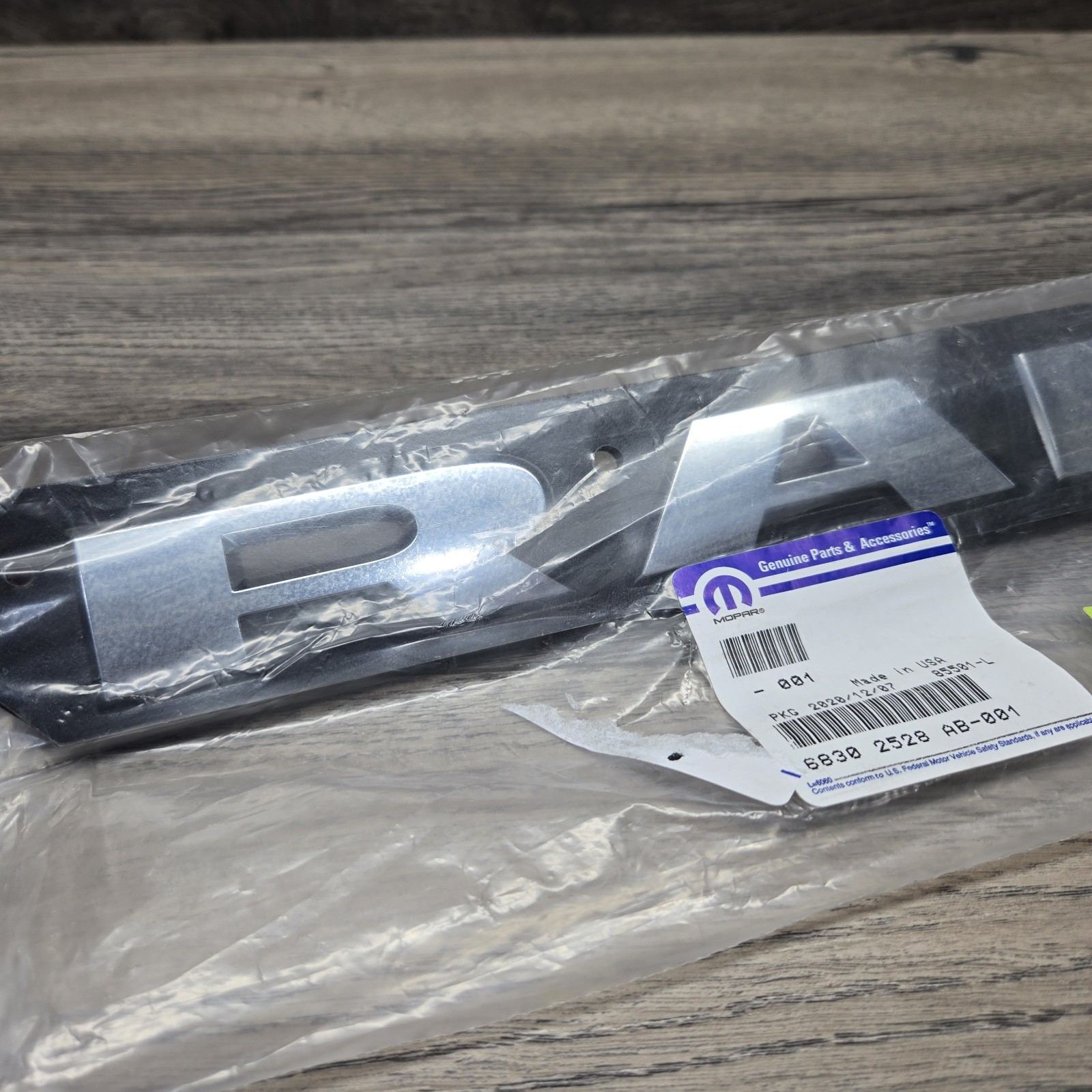 2019-2026 RAM 1500 Front Door Emblem Badge Nameplate OEM NEW MOPAR 68302528AB