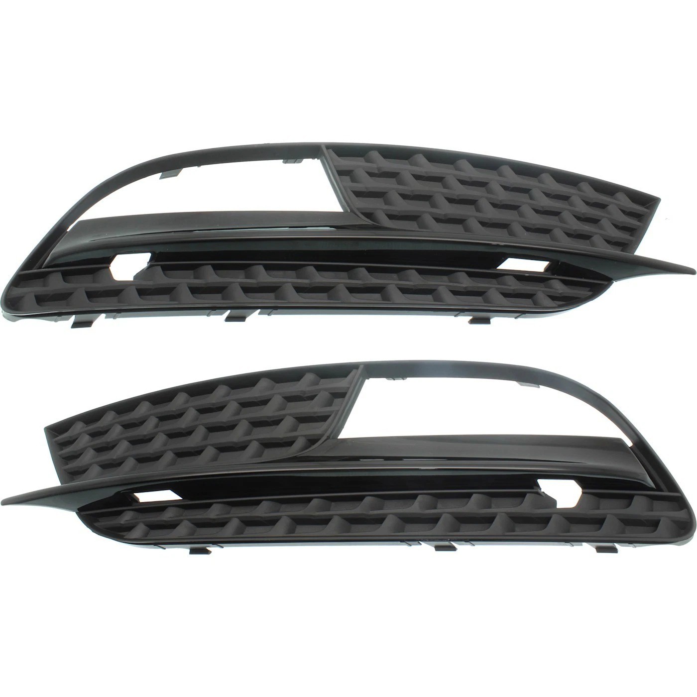 Left Right Pair Set of 2 Fog Light Covers Front Driver & Passenger Side Coupe