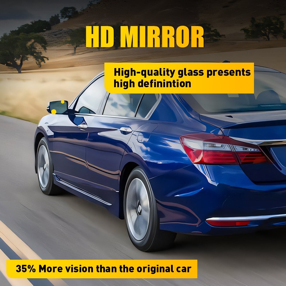 View Mirror Glass For 2013-17 Honda Accord Driver Passenger Side Heated Convex