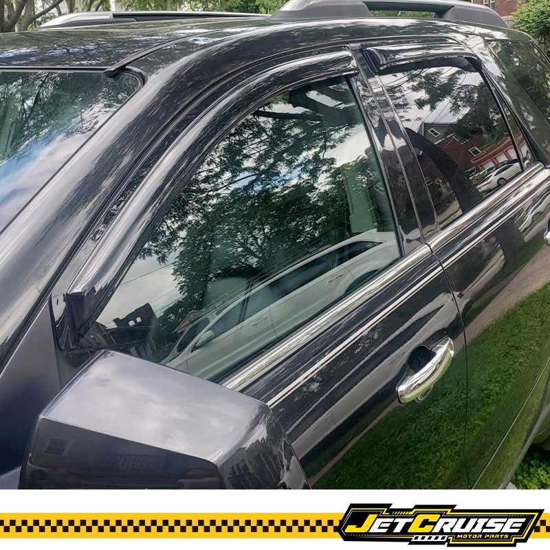 Fits 07-20 GMC Acadia 07-10 Saturn Outlook Acrylic Window Visors 4Pcs