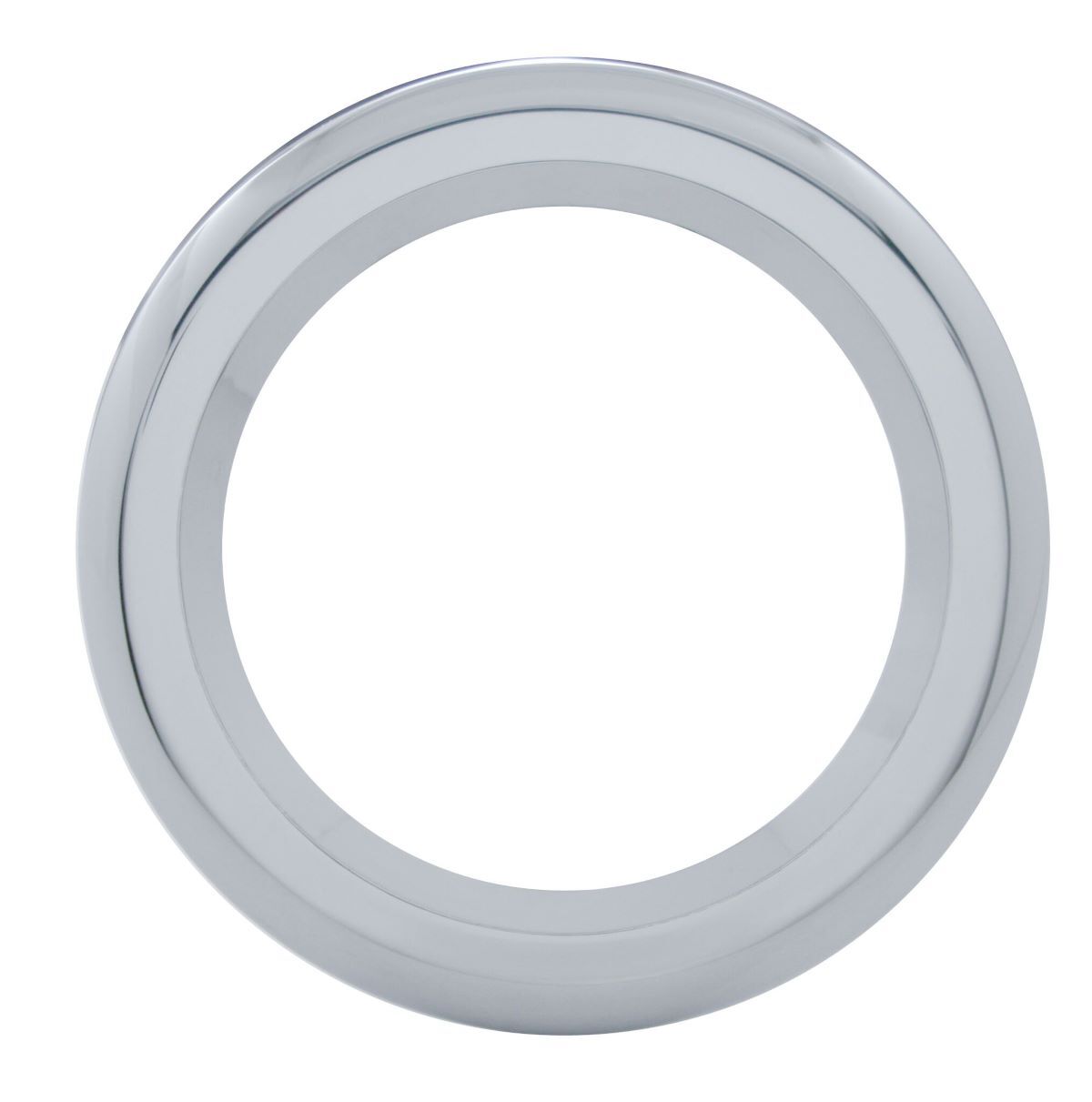 (2) 4″ Chrome Twist On Bezel / Clean Look / No Screws / Fits 4″ Round LED Lights