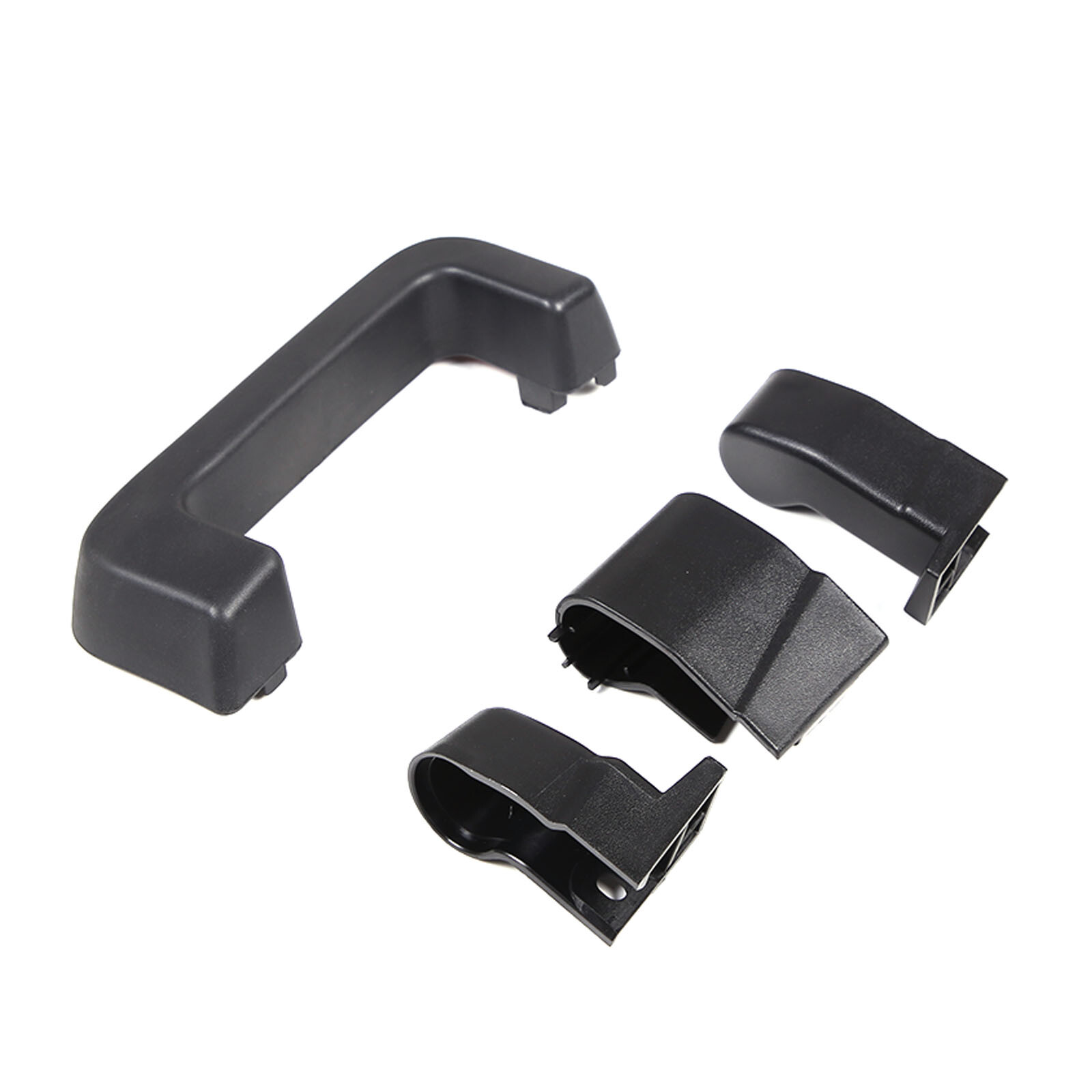 For Toyota FJ Cruiser 2007-2021 Exterior Tailgate Door Hinge Cover Trims Black