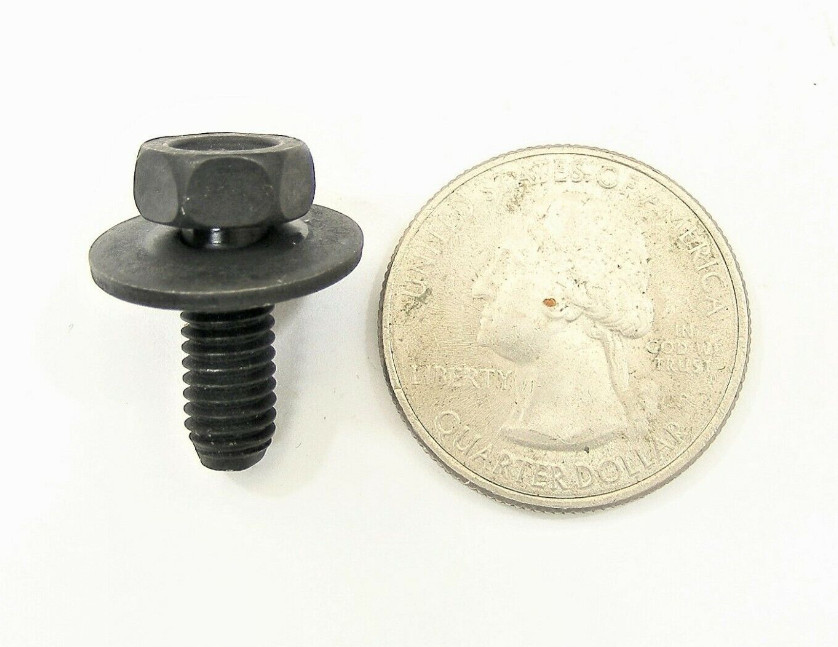 GM Truck Body Bolts & U-nut Clips- M6-1.0 x 16mm- 10mm Hex- 20pcs (10ea)- #379