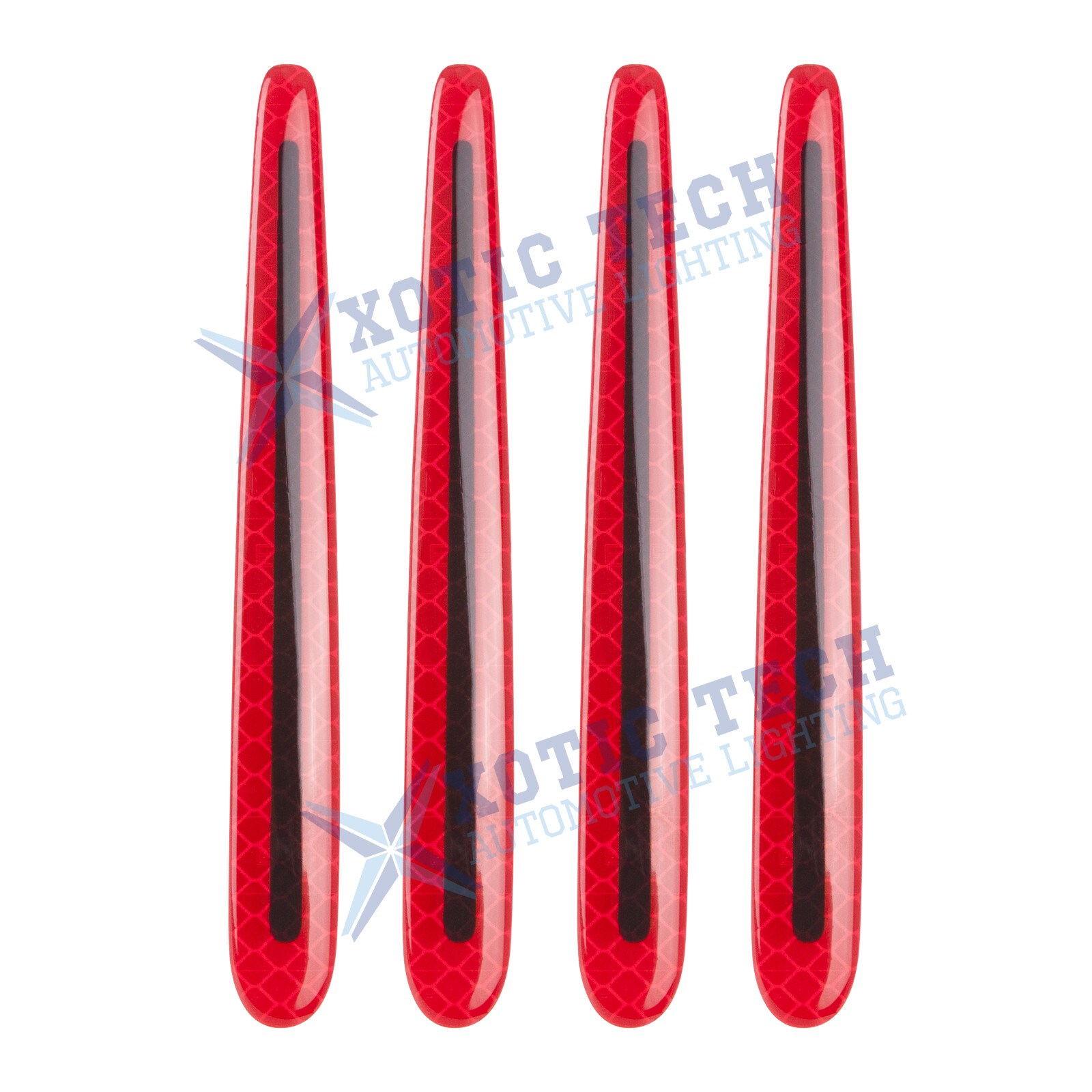 3D Door Handle Night Reflective Guard Sticker Strip For Dodge Challenger Charger