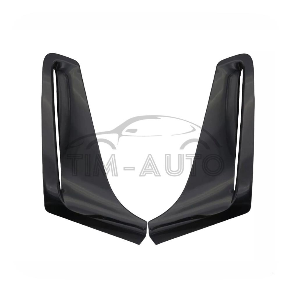 Fits BMW G12 7-Series 16-19 2PCS Glossy Black Fender Side Air Duct Molding Trims
