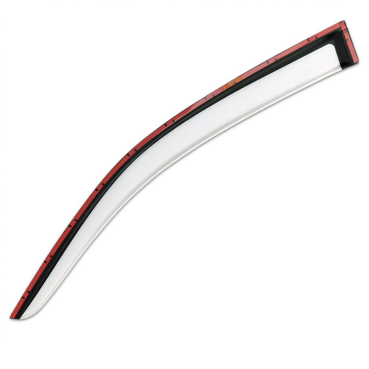 Visor Wind Deflector Weather Guard Pearl White For Isuzu D-max Holden 2012 – 17