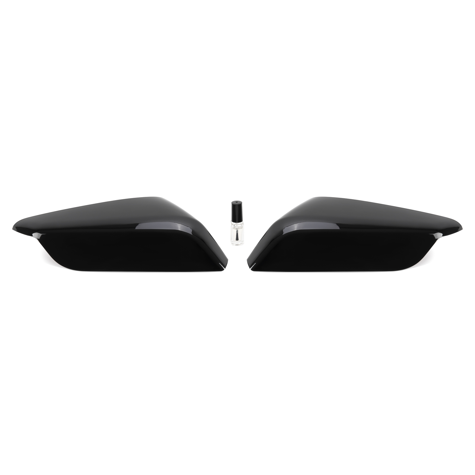Mirror Covers Cap Gloss Black For Chevy Malibu 16-24 w/ Tape & Glue #84026842