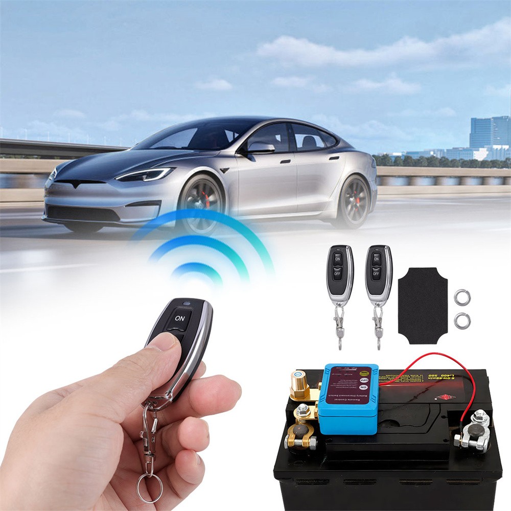 Car Battery Switch Disconnect Power Kill Master Isolator Cut Off Remote Control