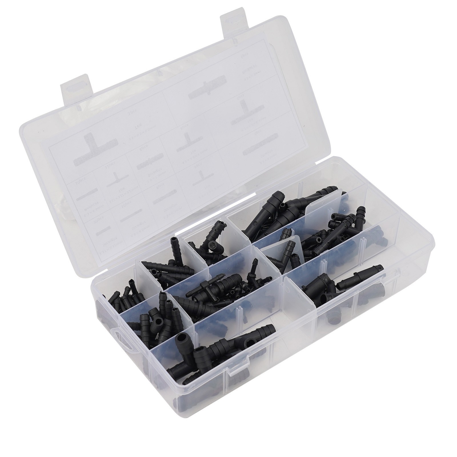 Brand New Car Auto Vacuum Hose Fittings 113 Joints+1 Box Connector Tee Kit None