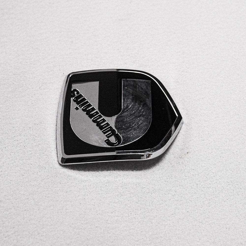 1Pc 3rd gen 03-09 Front Grille Head Emblem Black Chrome Badge NamePlate