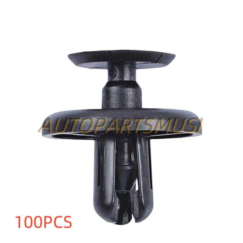 100pcs Engine Cover Grille Bumper Retainer Clips for Toyota/Lexus 90467-07201