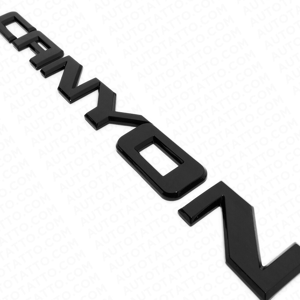 3x GMC Canyon Door & Rear Liftgate Badge Logo Decal Emblem Decorate Gloss Black