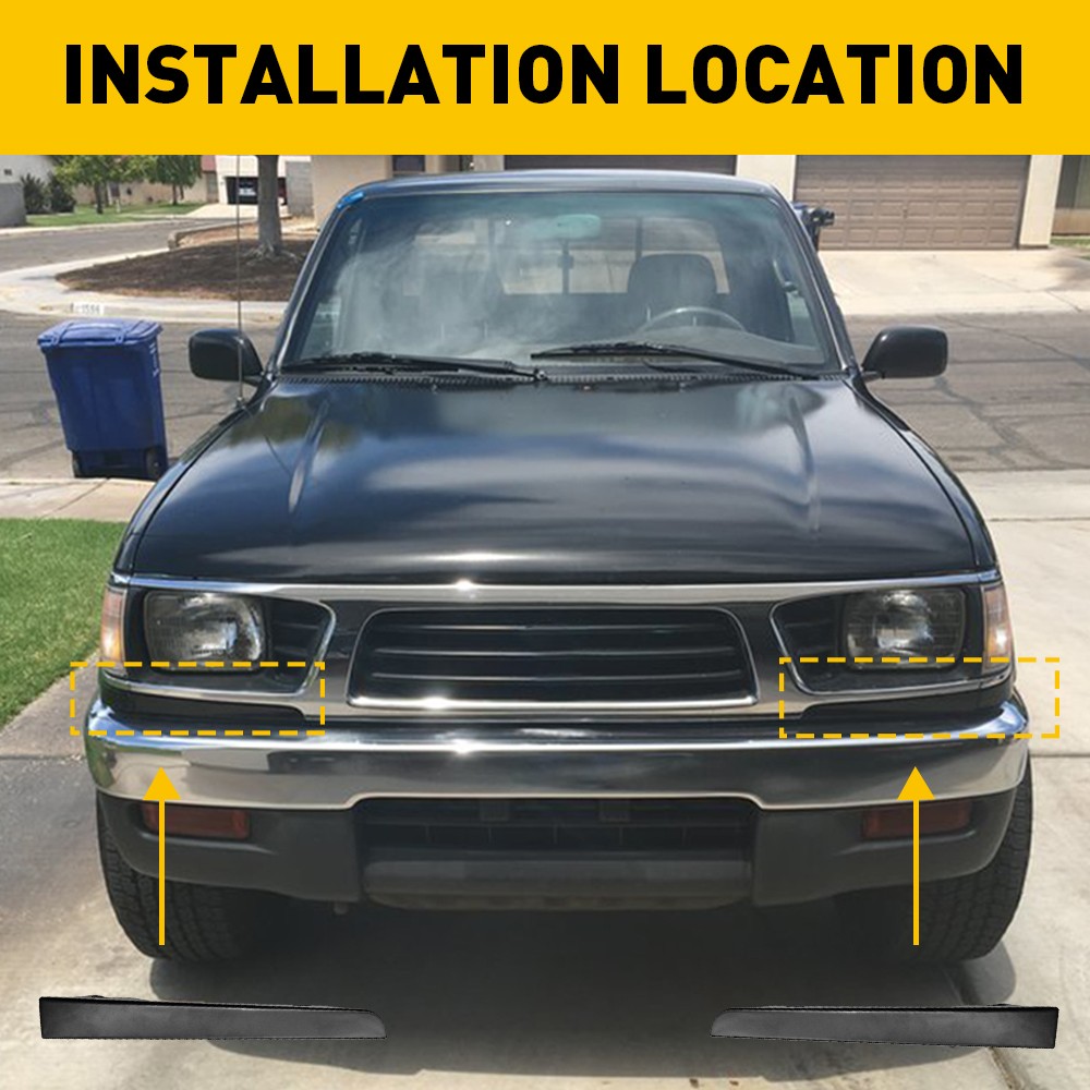 FOR TOYOTA TACOMA 4WD 1995-1997 FRONT BUMPER GRILLE HEADLIGHT FILLER TRIM PANELS