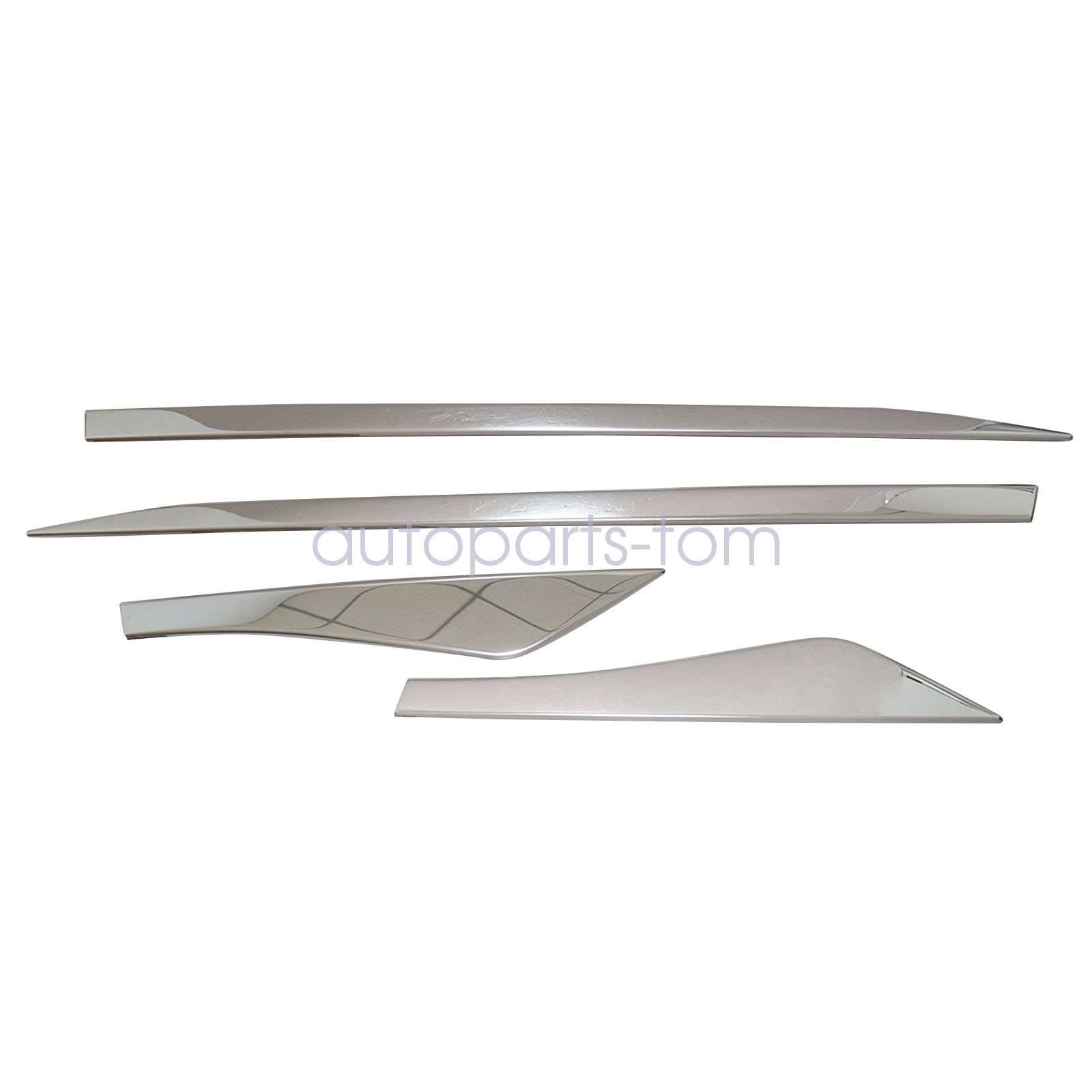 4x Fit NISSAN ROGUE/X-Trail 2021-2025 Door Side Body Molding Trim Cover Chrome