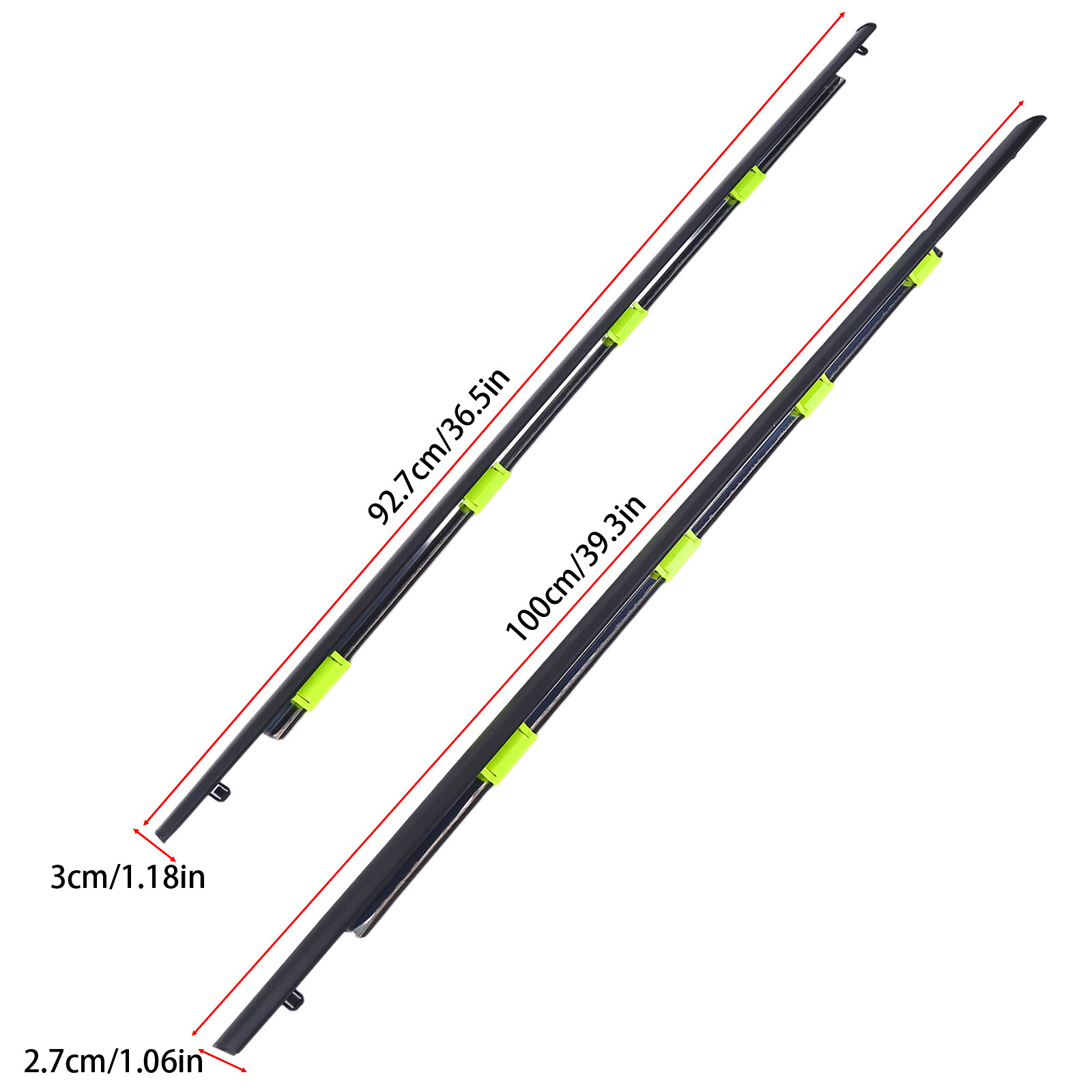 Outer Door Belt Weatherstrip Window Seal Molding Set For Honda Civic Sedan 96-00