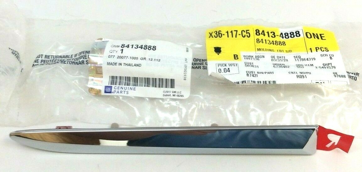 2018 2019 2020 Buick Enclave chrome front passenger side Door Trim Molding OEM