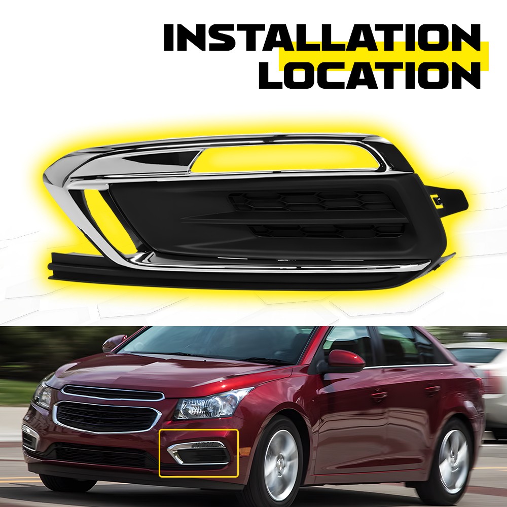1-10x Driver Side Fog Light Cover 94516100 For 2015 Cruze Eco Diesel LS LT LTZ