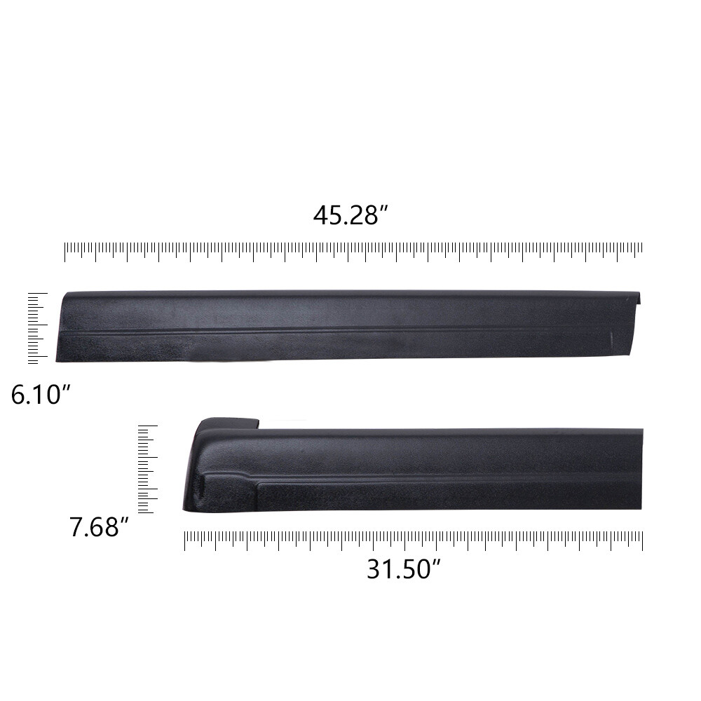 Rocker Panels Covers Fit For 99-06 Silverado/GMC Sierra Extended Cab 14068