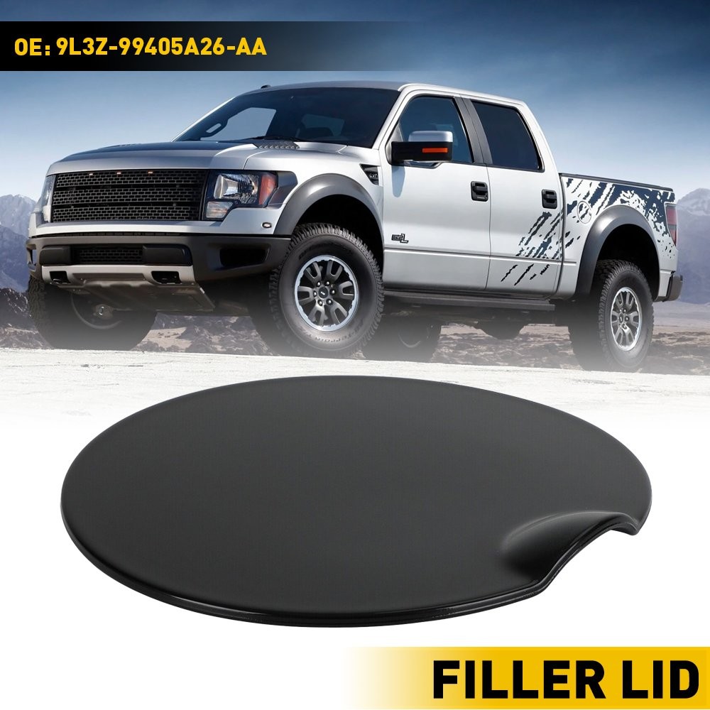Fuel Gas Tank Filler Cap Cover Plastic For 2009-2014 Ford F-150 9L3Z-99405A26-AA