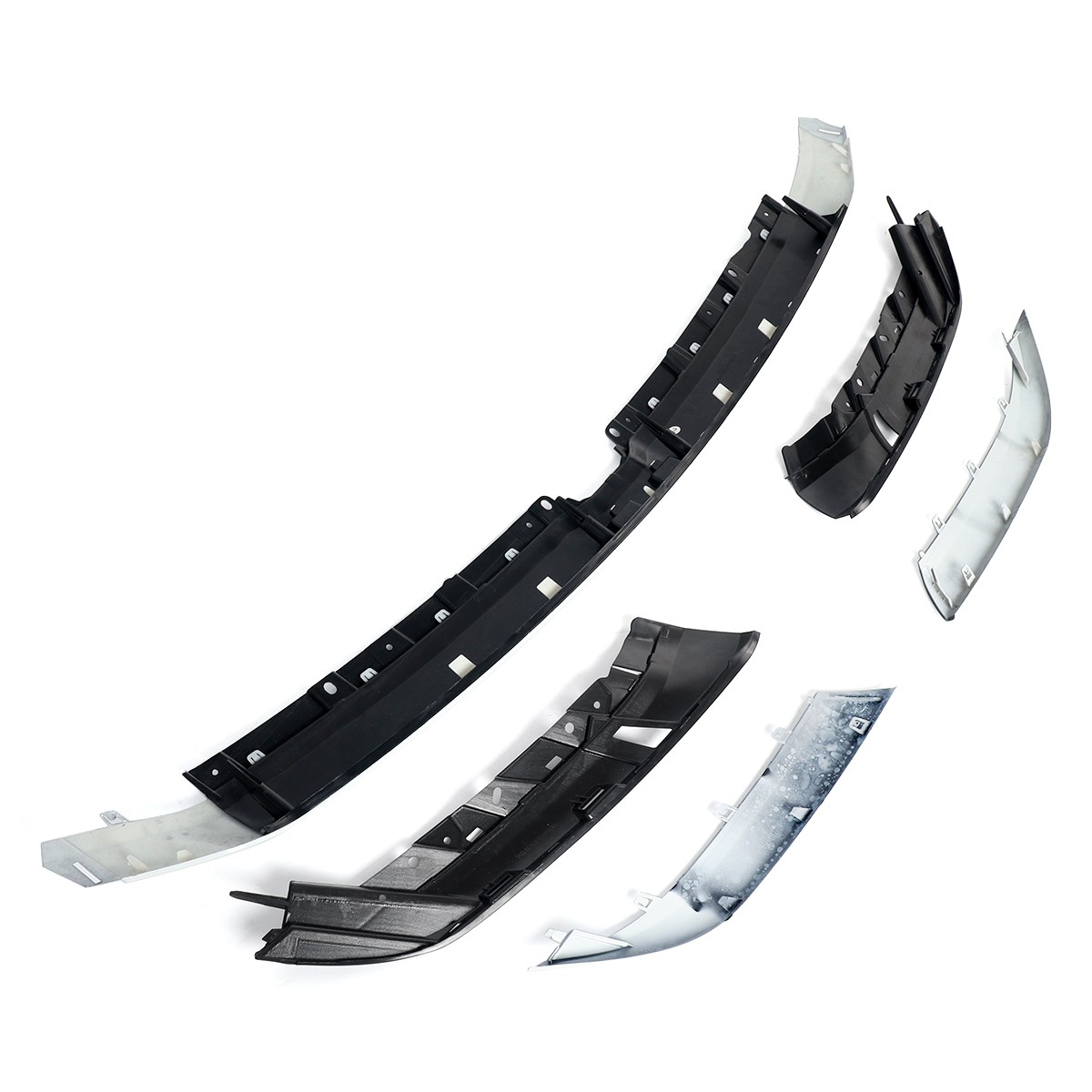 For 2019 2020 2021 2022 23 Ram 1500 Front Upper Grille Molding Trim Bright White