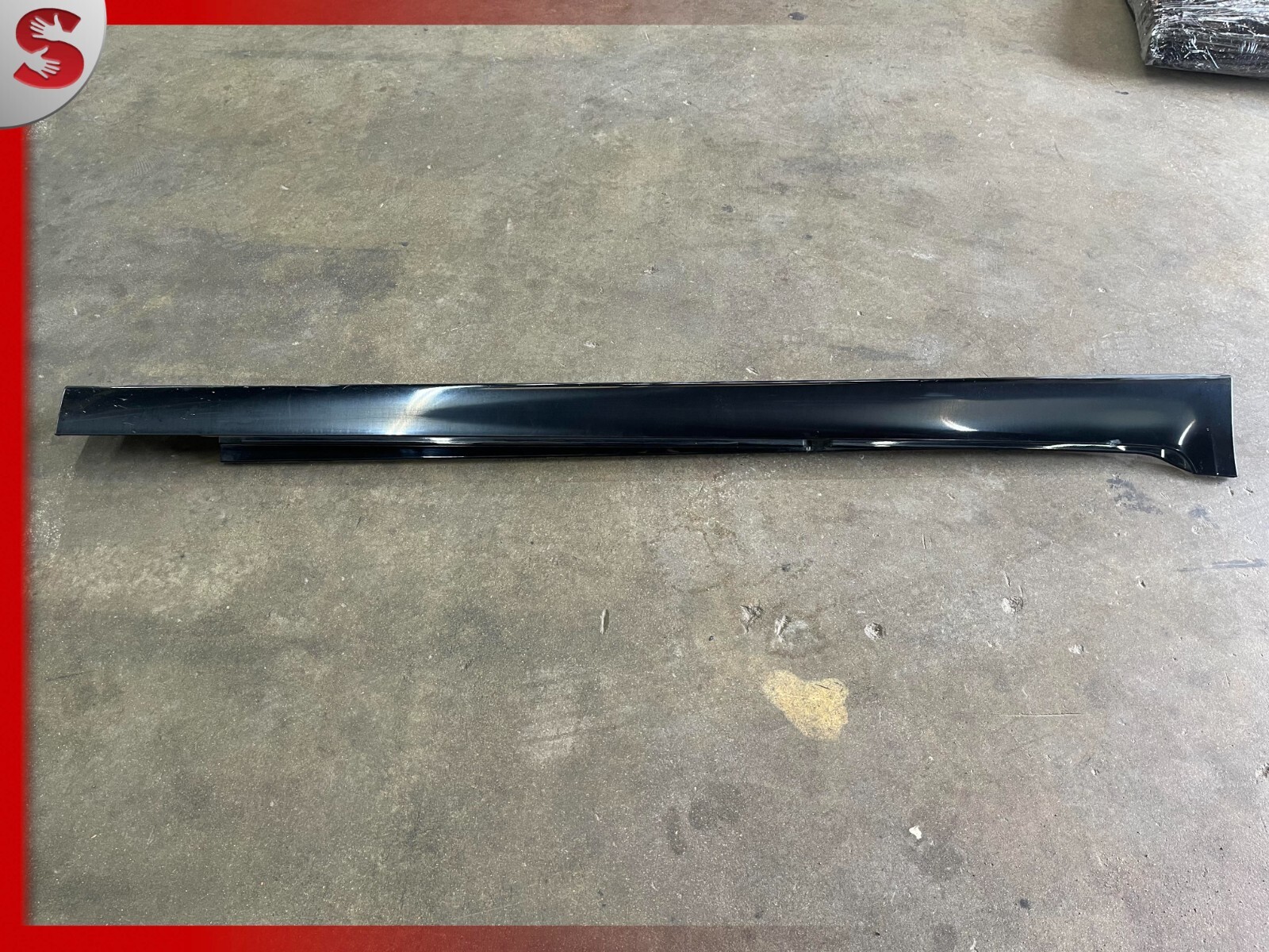 11-16 BMW F10 528I 535I 550I RIGHT SIDE SKIRT ROCKER PANEL TRIM BLACK SCHWARZ 2