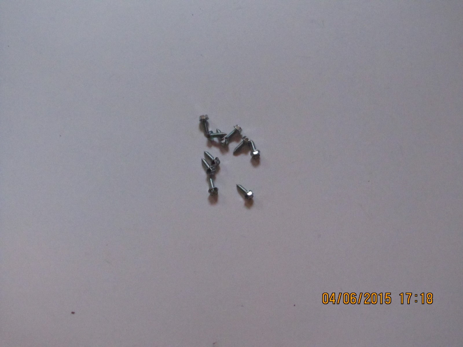 (10) Qty-Slotted Hex Washer Head Zinc M6-1.0 x 20mm(16826) 10MM HEX LICENSE SCRE