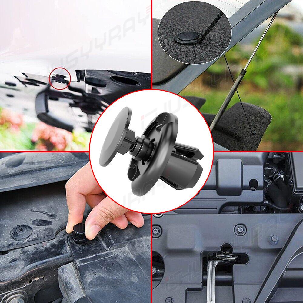 Set of 100 Radiator Cover Clip 90467-08217 For Toyota 4Runner Tacoma Lexus GX470