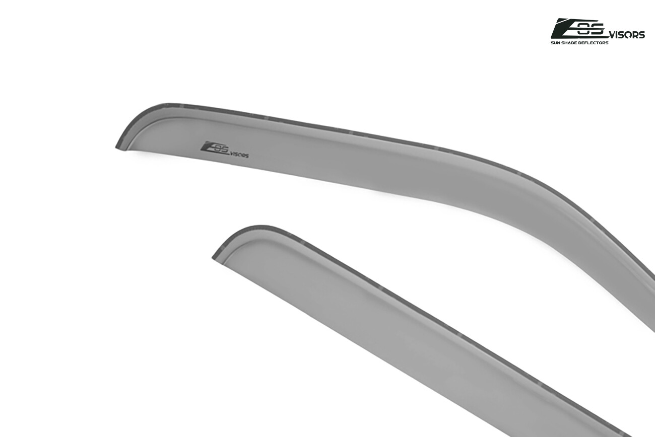 EOS Visors For 99-16 Ford F250 F350 F450 F550 Crew Cab Side Window Rain Guards