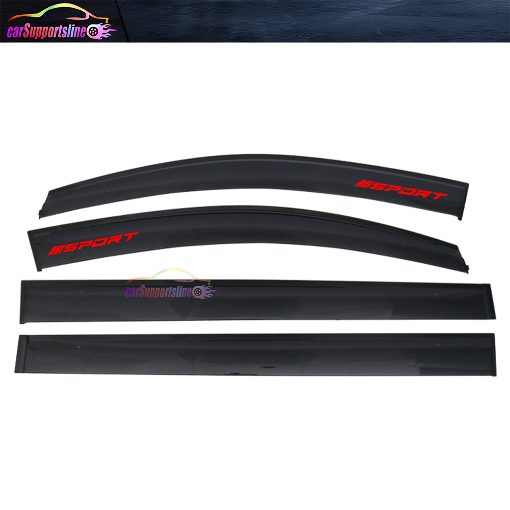 Fits for 11-20 Toyota Sienna Polycarbonate Window Visor Guard Rain Shade 4pcs