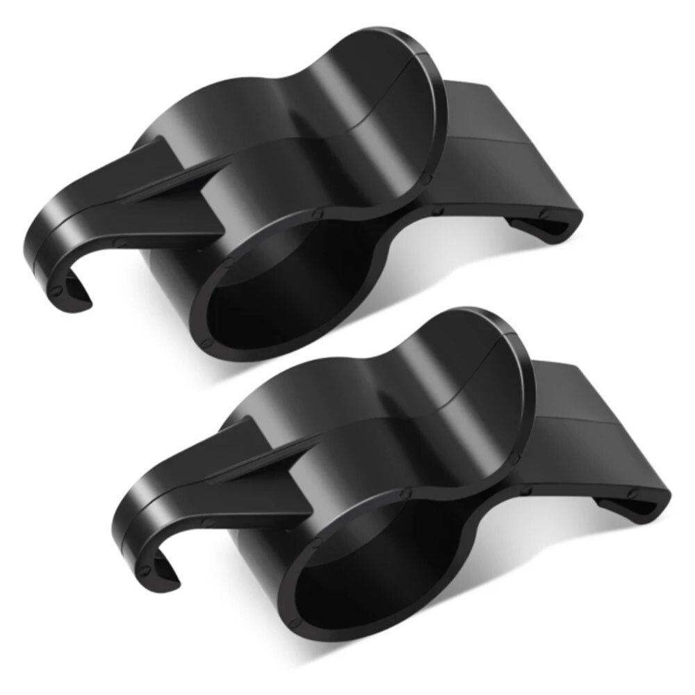 2X Auto Car Trunk Hook Umbrella Hanger Luggage Bag Holder Organizer Clip Black