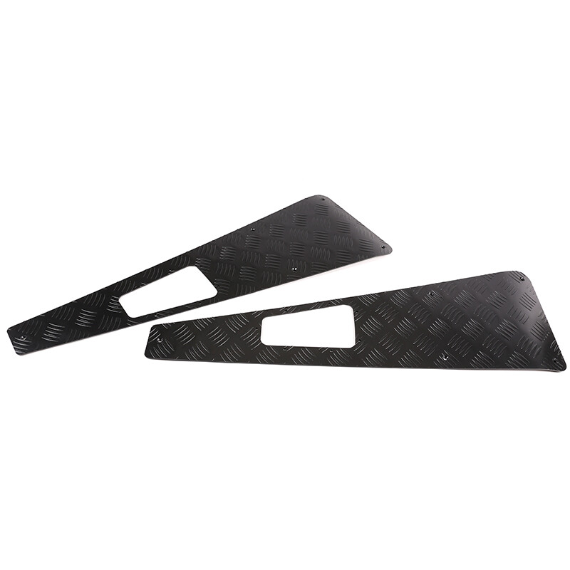 Aluminum Hood Wing Top Protectors Pair For Land Rover Defender 90 110 2004-2018