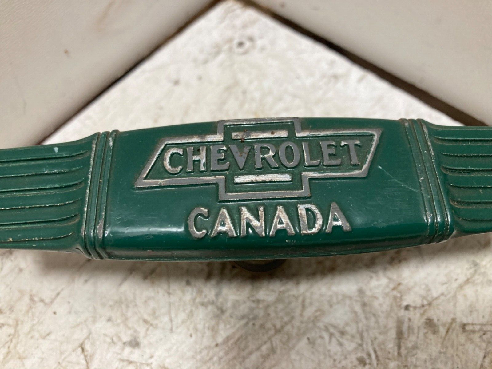 1937 Chevrolet Deluxe Trunk Deck Lid Emblem Medallion Trim Canada