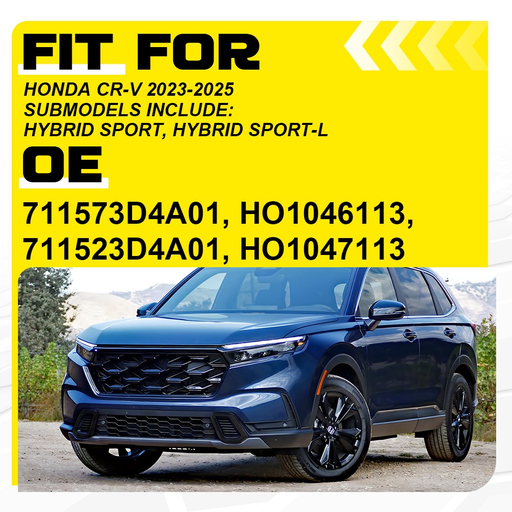 For 2023-2025 Honda CR-V Front Bumper Grille Bezels Lower Trim Left Right Side