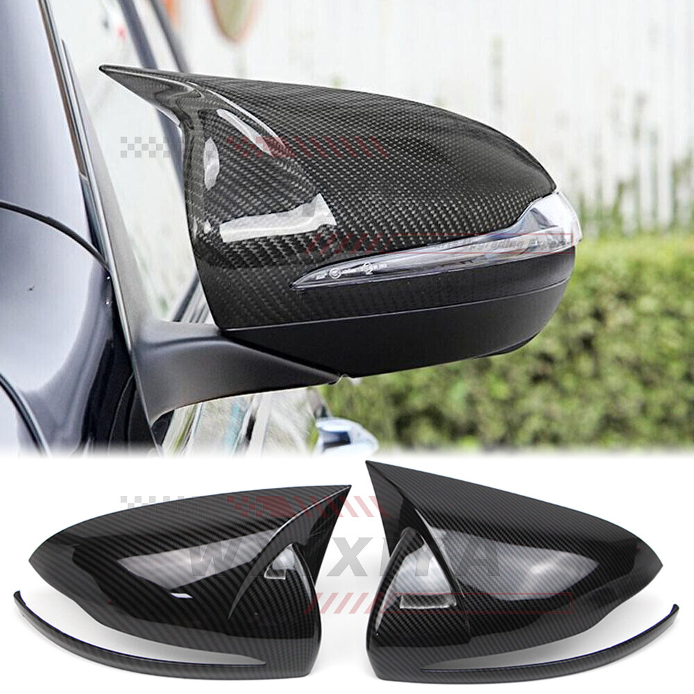 For Mercedes-Benz C E Class W205 W213 Side Rearview Mirror Cover W/ Turn Signal