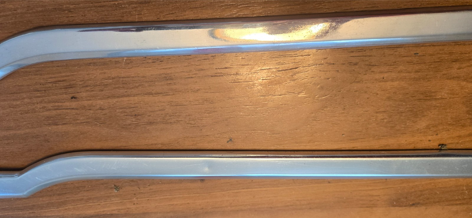 1968-1971 Thunderbird trunk lid moulding 2pc