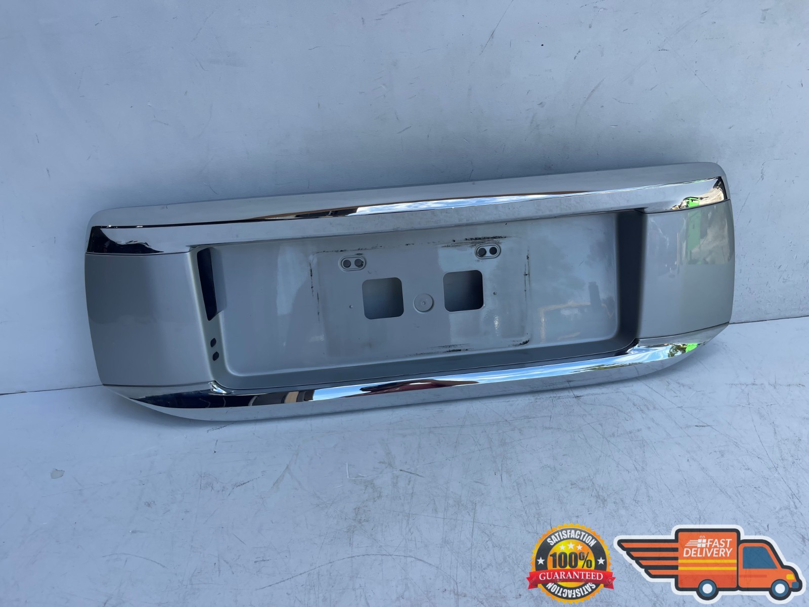 2010-2013 LEXUS GX460 TRUNK LIFTGATE LICENSE PLATE SURROUND TRIM SILVER 1G1 OEM