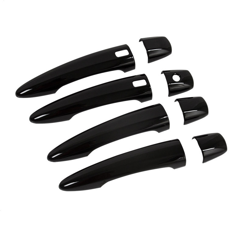 Bright black Front Door Handles Cover Trim For Nissan Rogue 2021-2026