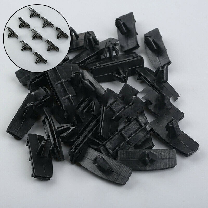 25Pcs Plastic Fender Rocker Moulding Clip For Jeep Wrangler Unlimited JK
