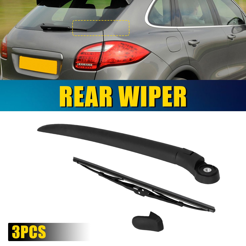Rear Windshield Wiper Blade Arm For Porsche Cayenne 03-10 w/ Wiper Cover 1-5SET