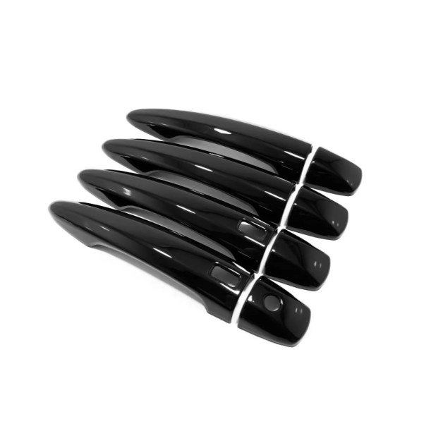Bright black Door Handles Cover Trim 8pcs For NISSAN PATHFINDER 2024-2026