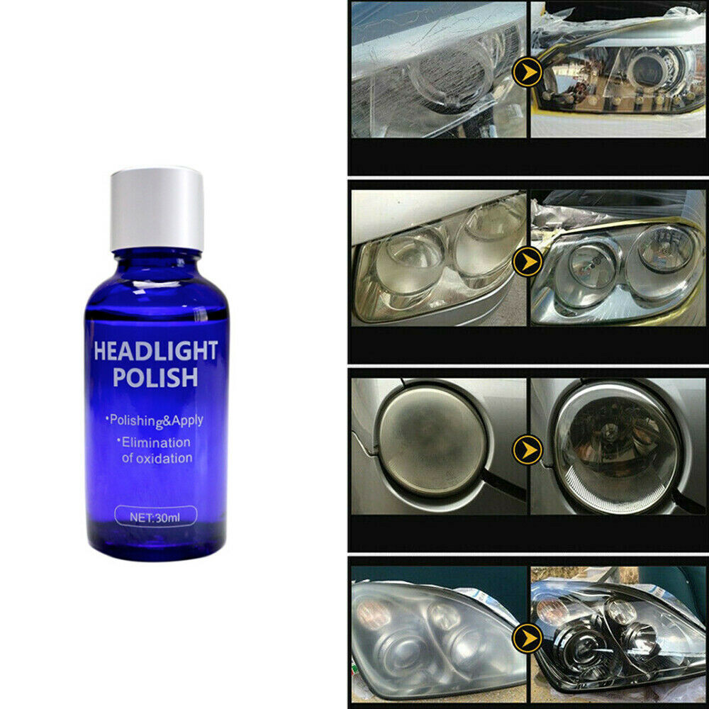 9H Repair Liquid Headlight Cover Len Restorer Polish Cleaner Car Accessories Tvd